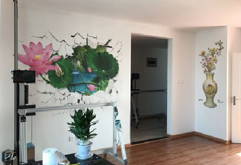  龙游墙体彩绘相比墙纸的优势。