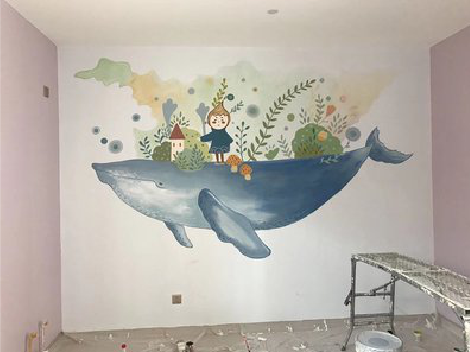  龙游手绘墙的特点及优势。